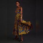 Anthropologie Sika Strapless Maxi Dress Photo 3