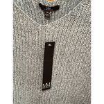 My Michelle MM By  Knitted Sweater Puff Sleeves V-neckline Green Size 2X Photo 4