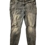 Maurice's  Plus Size High Rise Ripped Skinny Frayed Hem Jeans Photo 2