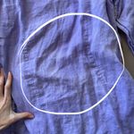 ZARA  LINEN Mandarin Collar SHIRT Photo 5