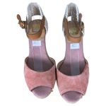 Kanna Made in Spain Pink Leather Espadrille Wedge Heel EU 36 US 6 NEW with Tags Photo 1