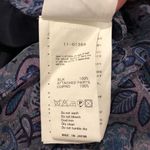 New Sacai Silk Fringe Top Blue Size 6 Photo 6