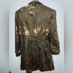 ZARA  Gold Blazer dress large Photo 1