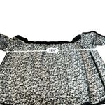 Rag and Bone  Falvia Eyelet Off Shoulder Top Women’s Size Medium Black White‎ Photo 5