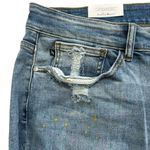 Judy Blue Paint Splashed NWT Boyfriend Mid-rise Jean 20w distressed medium/light Photo 8