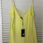 Venti6 Italy Yellow Silk Spaghetti Strap Camisole Size L Photo 1