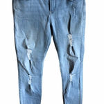 Kensie Kenzie Effortlessness Ankle Distressed Denim Jeans Photo 0