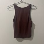 Sandy Liang  Riblet Tank in Cocoa Large Photo 2