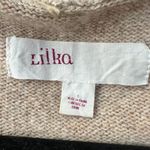 Anthropologie  Lilka Hooded Tie Front Long Line Sweater Size Small Photo 9