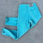 Vintage 90s Gitano Teal Ankle Zipper High Rise Jeans Blue Size 26 Photo 1