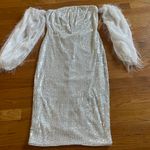 SheIn Sparkly White Dress Photo 1