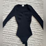 Abercrombie & Fitch Abercrombie and Fits square neck long sleeve black bodysuit Photo 3