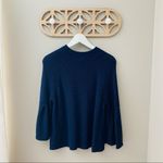 Joie  Knit Pullover Sweater Navy Sz Medium Photo 6