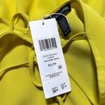 Eileen Fisher NWT ‎ Yellow Yarow Tencel Viscose Crepe Drop Waist Dress Womens XS Photo 6