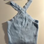 Kendall + Kylie Light blue crossover tank Photo 0