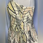 Anthropologie Anna Sui lace up side Corset Dress | 4 Yellow Photo 4