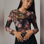 Anthropologie NWT  Porridge Kona Mock-Neck Top Size M Photo 0