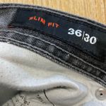 Apt. 9  size 36 (size 13 women) distressed Jeans black gray grunge work high rise Photo 9