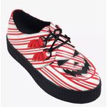 STRANGE CVLT Women’s Candy Cane Krypt Creepers Size 7 NEW New in box Red Photo 0