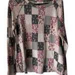 Andree by Unit ‎ Sweater Womens Medium Floral Patchwork Pullover Soft Top Photo 0