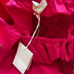 Ulla Johnson NEW Palma Midi Dress Hot Pink Orchid Puff Shoulder Size 4 Cotton Photo 6