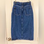 MNG Jeans Classic Blue Denim Pencil Skirt Photo 1