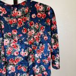LuLaRoe Velvet Floral Kimono Duster Cardigan Women’s Medium Open Front Layering Photo 10