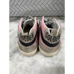 Golden Goose WM Mid Star LTD in pink leather w glitter star & black flash SZ 36 Photo 2