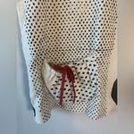 Cupcake‎ Abstract Cream Lotus Print Single Button Shirt Sz XL Black Photo 5