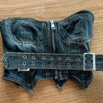 I am gia  denim corset top Photo 0