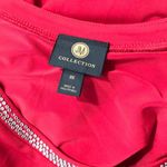 JM Collection  Red Cold-Shoulder Studded Knit Top NEW 0X Photo 6