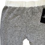 Foray Golf Boucle Texture Joggers Sz L Black White Loungewear Athleisure Comfort Size L Photo 9