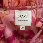 MISA Los Angeles  Pink Floral Mini Dress Tassels Size Medium Photo 5