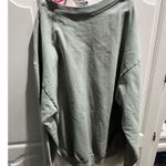 ZOE LA “Come Thru” Sweatshirt Los Angeles Oversized Medium Gray 100% Cotton USA Blue Photo 6