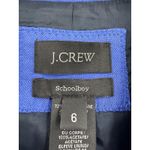 J. Crew Schoolboy Blazer Jacket Size 6 Blue Two Button Womens Photo 1