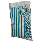 Loft Beach Swimsuit Womens 16 Blue Green Striped 1 Piece V Neck Halter Vacation Photo 13