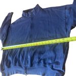 PINK - Victoria's Secret PINK Ivy Fleece Full Zip Sweatshirt Navy Blue Womens Large NWOT Photo 14