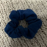 Soft blue hair scrunchie. Perfect for any hairstyle. Photo 0