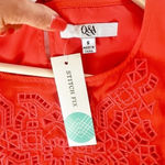 Q&A NWT  Sleeveless Martie Embroidery Detail Blouse Photo 2