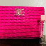 Juicy Couture  Clutch Or Cosmetic Case With Travel Water bottle NWT​ Photo 0