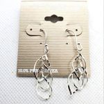 NWT Pure 100 by Danecraft Silver Dangling Earrings Photo 0