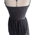 DELIAS Black Mesh Tulle A Line Skater Dress Size M Size M Photo 7