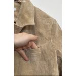 Gently used pursuits, ltd. Tan Leather Blazer, Fully Lined Photo 7