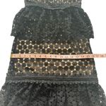 NBD Dolores Midi Dress in Black Revolve Lace Nude Black Tiered X-Small XS Photo 15