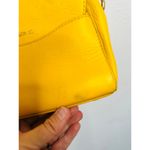 JASON WU Yellow Leather Adjustable Crossbody JW Logo Ruched Handle Rommy Bag Photo 7