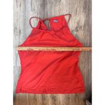 J. McLaughlin  Halter Top Sleeveless‎ Textured Blouse Coral Red XL Photo 5