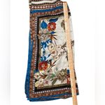 Beautiful Boho Floral Silky High Waist Wide Leg Flowy Vacation Pants Photo 6