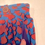 Corey Lynn Calter Shorts Women's XS Jordan Blue Rust High Waist Giraffe Lined Photo 10