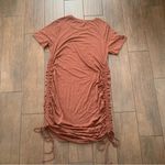 Destination Maternity Brown Ruched Bodycon Stretchy Maternity Dress sz XXL Photo 8