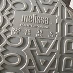 Marc Jacobs NWOT X Melissa Metallic Silver Platform Slides Photo 14